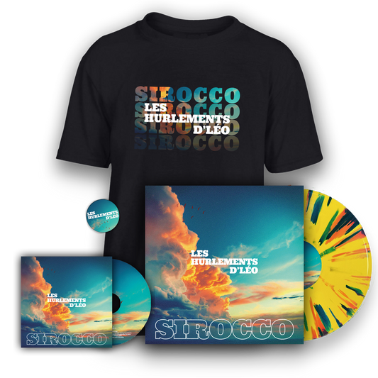 Mégapack vinyle splatter numéroté + cd + t-shirt + badge